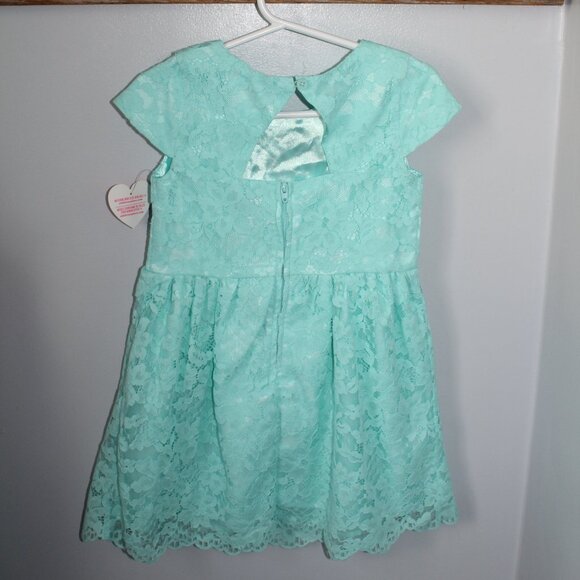 TCP Size 4T Aqua Light Lace Dress New - Picture 3 of 3